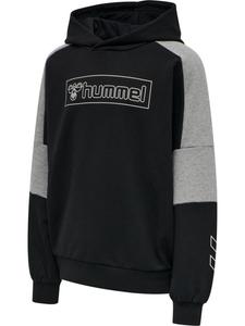 Детская толстовка с капюшоном черного цвета Hummel