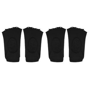 2 пары носков для йоги, носки с пятью пальцами, балетные носки для пилатеса Barre для женщин, светло-розовые Unique Bargains, черный