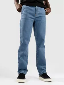 Джинсы с напуском Denim Project, синий