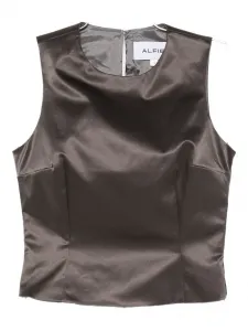 Атласная майка Nori Alfie, серый