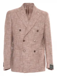 Двубортный пиджак BRANDO, коричневый