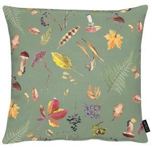 Декоративная подушка Apelt Herbstzeit Typ A, полиэстер/хлопок - зеленый - 48 x 48 см