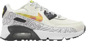 Кроссовки Air Max 90 Leather SE PS 'Save Our Planet', белый