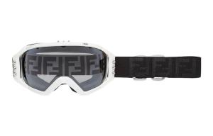 Ветрозащитные унисекс лыжные очки FENDI, белый