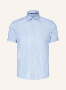 Рубашка OLYMP Kurzarm-Level Five 24/Seven body fit, светло-синий