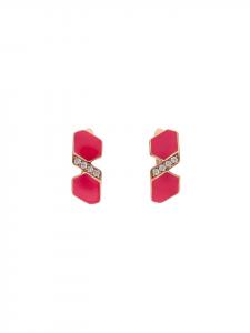 Faina Женские серьги-кольца серебристо-белого цвета