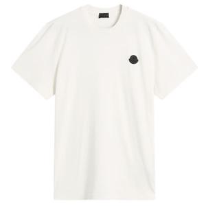 Футболка с коротким рукавом Moncler, белая