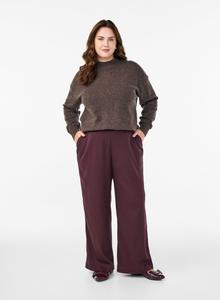Брюки Zizzi Trousers, Fudge/Bordeaux