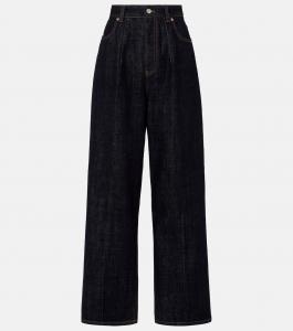Высокие прямые джинсы Victoria Beckham, Indigo Rinse