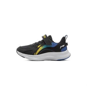 LINING YOUNG Спортивная коллекция low-top детские повседневные кроссовки black/rainbow blue kids'