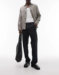 Свободные брюки-чинос ARKET темно-синего цвета