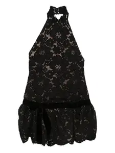 Кружевное мини-платье Cicely Retrofete, черный