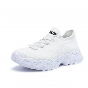 Singing Нескользящие дышащие низкие повседневные туфли унисекс белого цвета