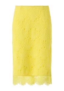 Миди юбка COMMA, Yellow