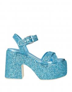 Сандалии Casadei, небесно-голубой