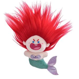 Причудливая русалка хлопковая кукла, милые DIY куклы для укладки волос плюшевая кукла Handsome, красный