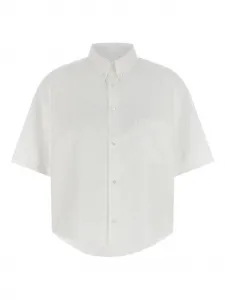 Асимметричная рубашка Maison Margiela, белый