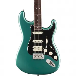 Электрогитара Fender American Professional Classic Stratocaster HSS с грифом из палисандра, Faded Sherwood Green Metallic
