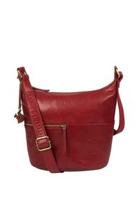 Кожаная сумка через плечо 'Kristin' Conkca London, красный