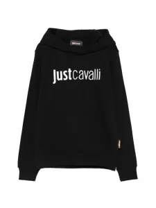 Толстовка с капюшоном Roberto Cavalli Junior, черный