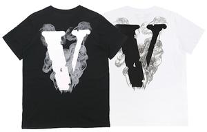 VLONE футболка унисекс, Набор из 2 шт. (черный и белый)