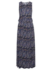 Длинное платье Vivance, цвет blau/rosé bedruckt