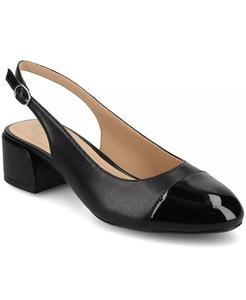 Женские туфли-лодочки Sammie Block Heel Slingback Journee Collection, черный