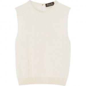 FW25 Кашемировый свитер женский Loro Piana, cream