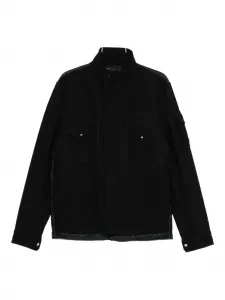 Стеганая куртка с карманами-клапанами MONCLER, черный