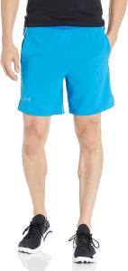 Мужские шорты Under Armour Launch Stretch Woven 7-inch Wordmark, Cruise Blue (899)/Reflective