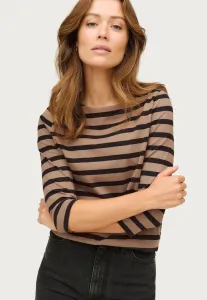 Топ с длинными рукавами Ellos Collection, Brown