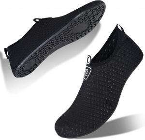 Водные обувь IceUnicorn для мужчин и женщин, пляжные, для плавания, акваноски, для бассейна, быстросохнущие, для йоги, черный