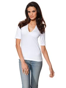 Рубашка с короткими рукавами белого цвета Heine