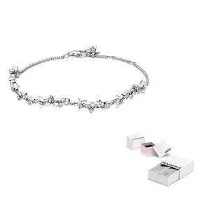 Pandora Серебряный браслет 925 пробы для женщин Silver