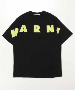 Детская и подростковая футболка с коротким рукавом и логотипом бренда MARNI