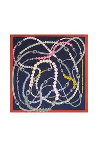 Текстильный шарф Tous, оранжевый