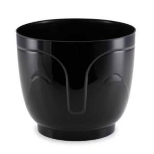 Цветочный горшок HOWHOMELY Zoe, 19x19x16 см, черный