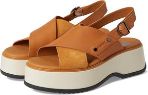 Туфли SOREL Dayspring Crisscross Sandals, цвет Canyon Gold/Black