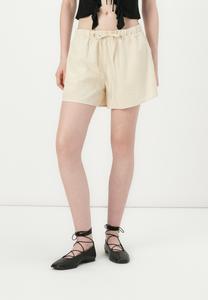 Шорты TORI WASHED Weekday, кремовый