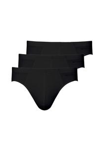 Трусы / трусы, комплект из 3 повседневных хлопковых трусов mey, черный