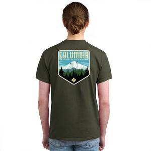 Мужская футболка с короткими рукавами и графическим принтом Columbia Adventure, цвет Military Green