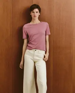 Женская футболка с коротким рукавом Southern Cotton, сиреневый