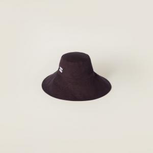 Джинсовая шляпа Miu Miu, мультиколор