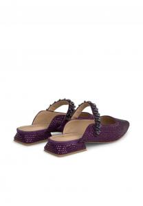 Балетки с ремешком на щиколотке Alma en Pena, фиолетовый