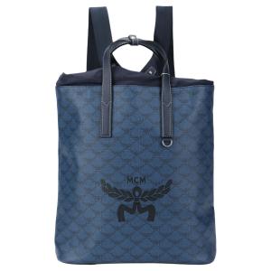 MCM Искусственная кожа с текстильной спинкой рюкзак Unisex Blue