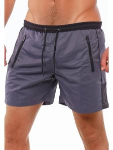 Плавки/шорты для плавания на молнии антрацитово-черного цвета RESLAD