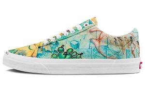 Кроссовки Vans Old Skool Moca, мультиколор/белый