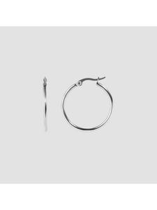 Adeliás Женские серьги - Серьги-кольца из нержавеющей стали серебристого цвета