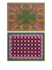 Декоративные тарелки с узором (набор из двух) Etro Home, красный