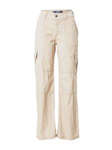 Брюки-карго HOLLISTER Wide leg Cargo Pants, бежевый